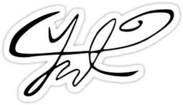 Ditemukan Di Google Dari Exo - Exo Chanyeol Signature (375x360), Png Download