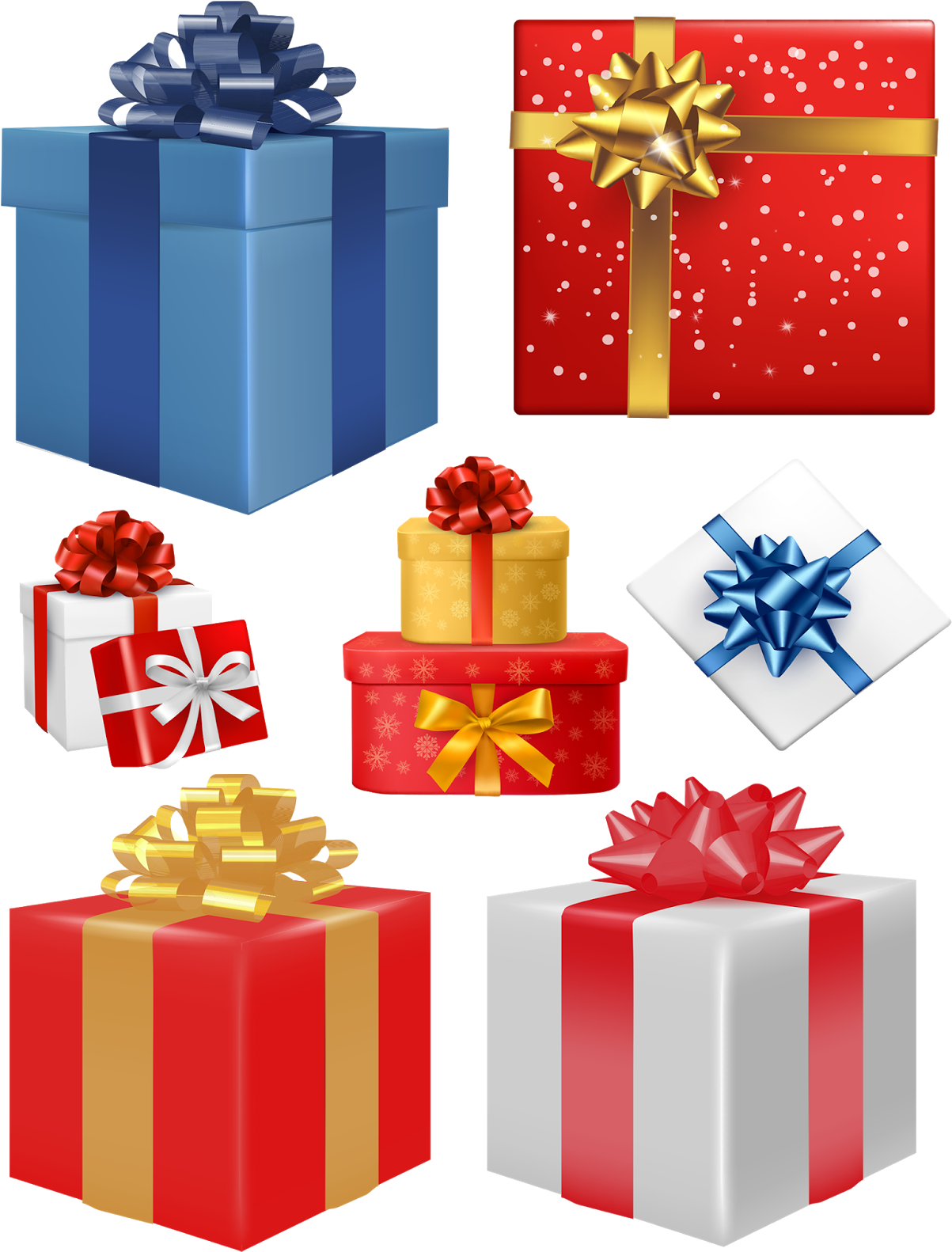 Cajas De Regalo - Caja De Regalos Para Cumpleaños Png (1237x1600), Png Download