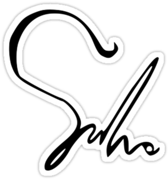 Suhoautograph - Suho Signature Png (375x360), Png Download