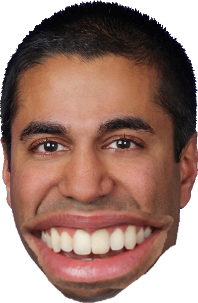 To Anyone Who Wants To Use Them - Ajit Pai Punchable Face (399x612), Png Download