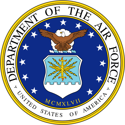Us Air Force Logo - Air Force Seal Png (356x356), Png Download