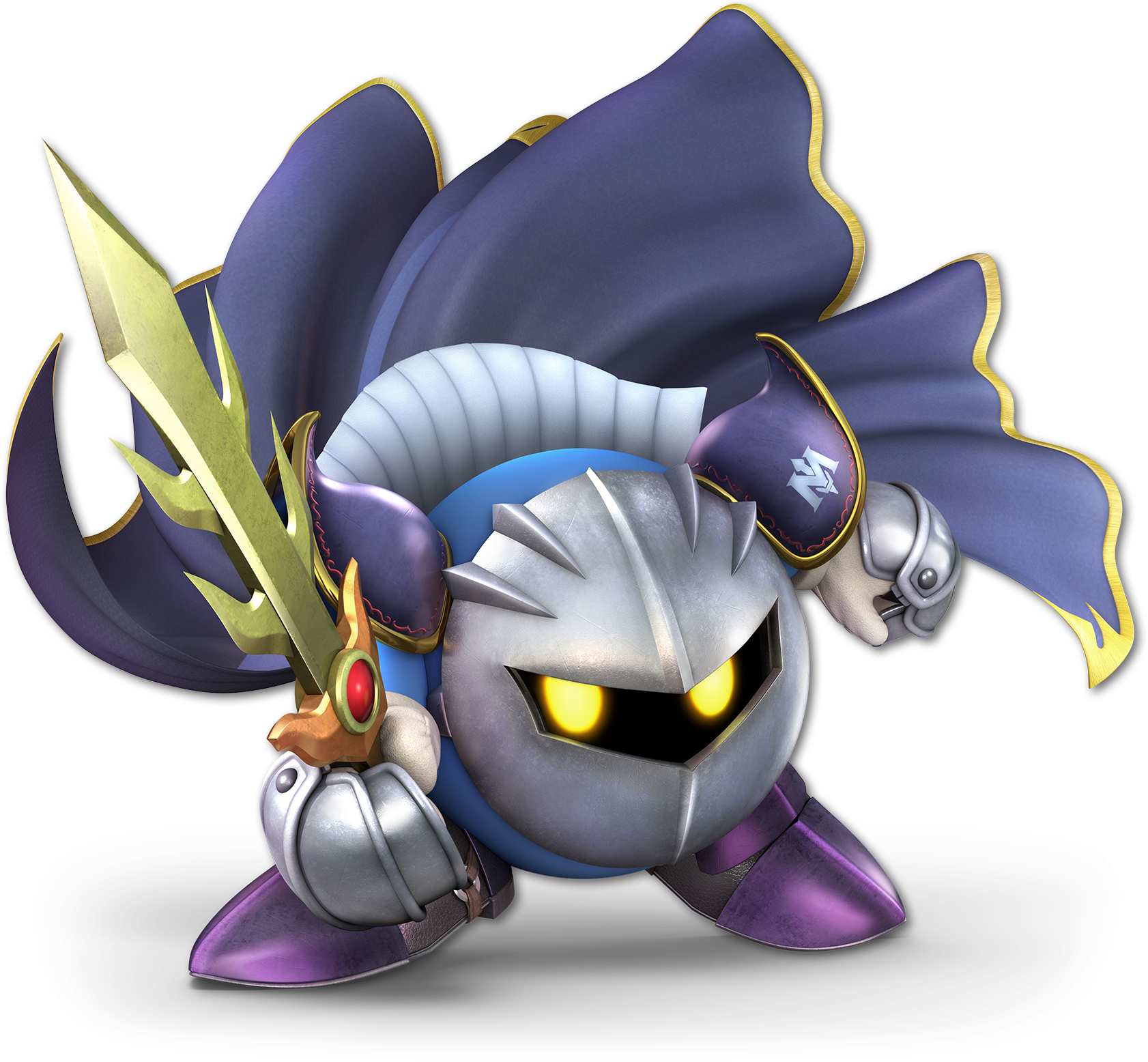 Smash Broshd Picture Of Meta Knight In Smash Bros Ultimate (1682x1556), Png Download