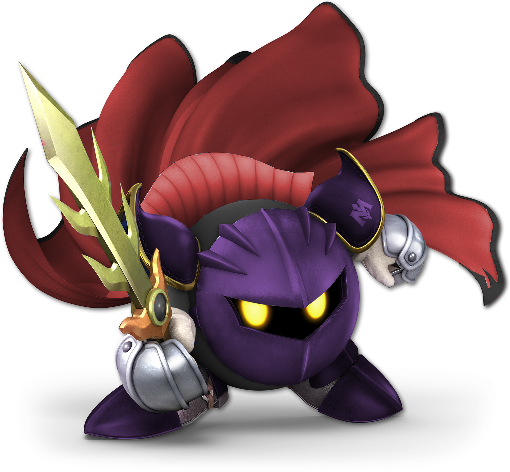 Ultimatei Tried My Best To Make A Smash Ultimate Skin - Super Smash Bros Ultimate Meta Knight (1682x1556), Png Download