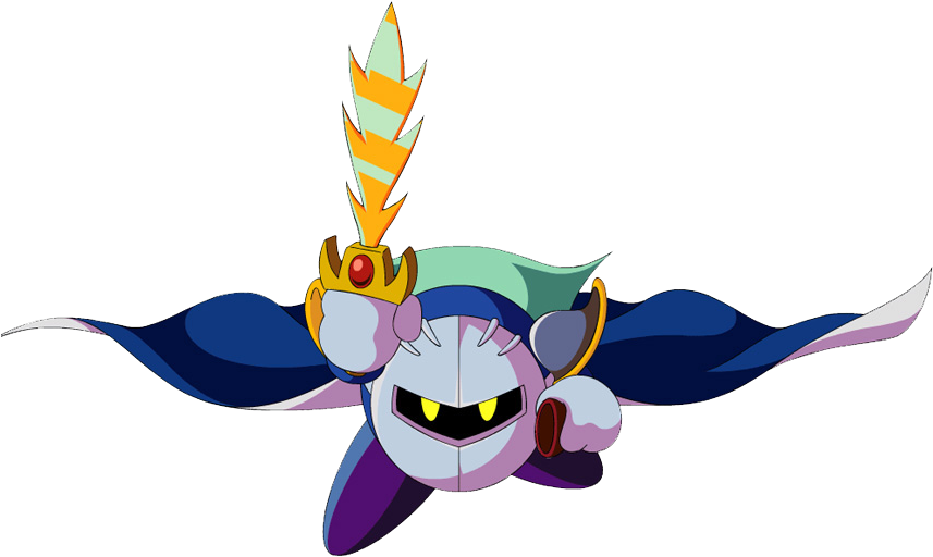 Meta Knight - Dibujos De Kirby Ball (862x523), Png Download