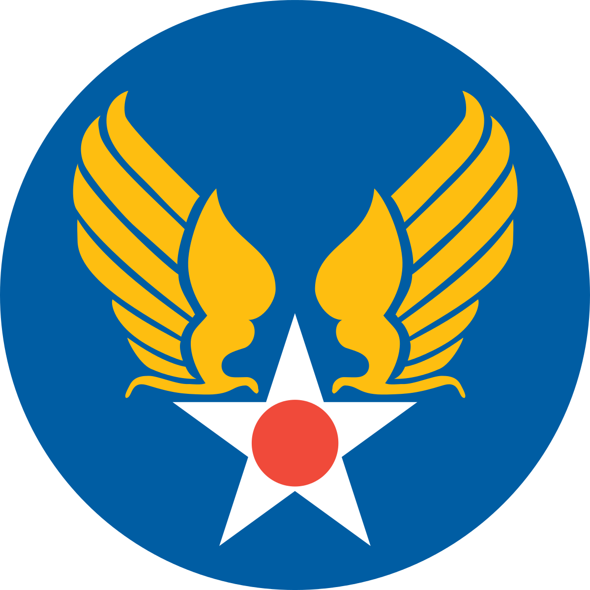 Army Air Corps Logo (1200x1200), Png Download