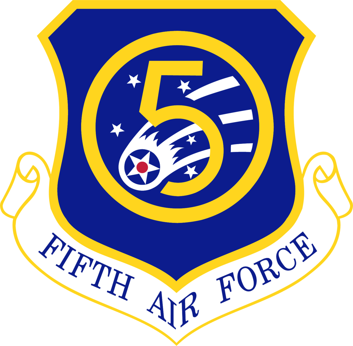 5th Air Force Emblem (1200x1178), Png Download