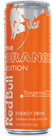 Red Bull Orange Edition - Red Bull Purple Edition (400x586), Png Download