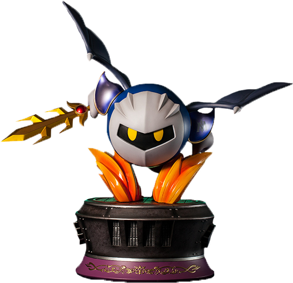 Meta Knight 360 View - Kirby Meta Knight 16 Inch Statue (596x575), Png Download