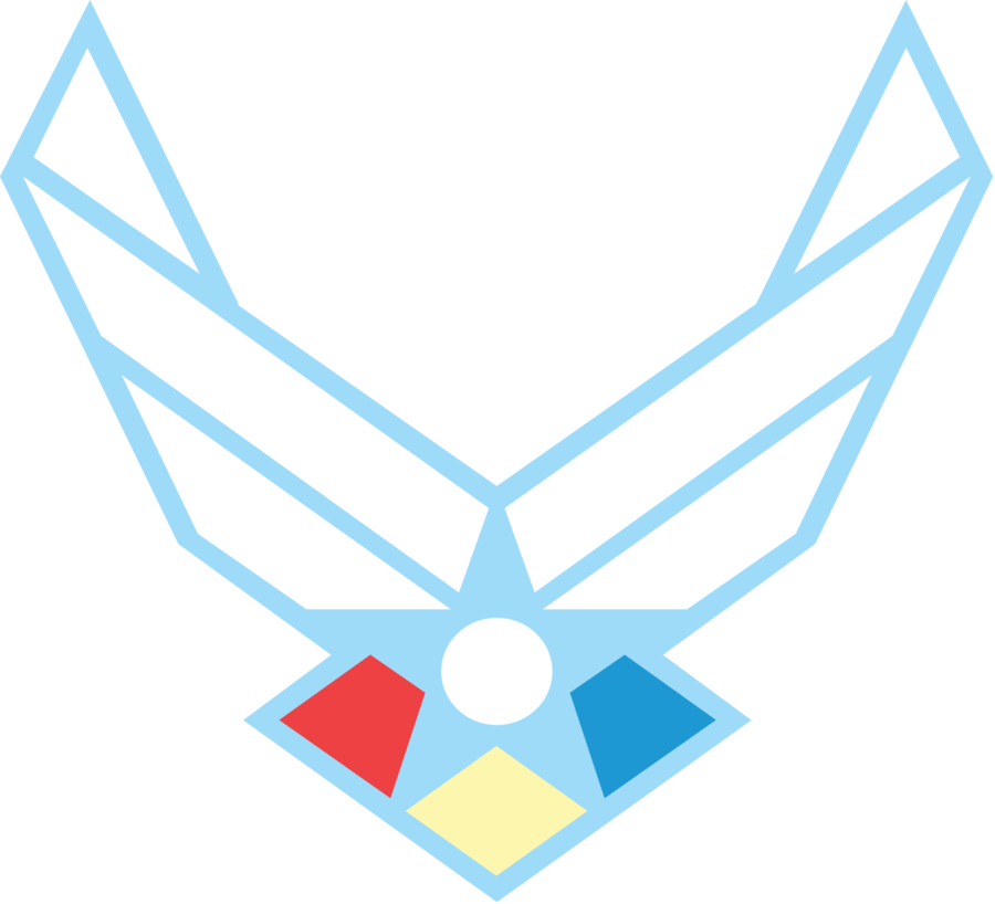 Clip Art Of Air Force Logo Clipart - Air Force Wings Decal (900x818), Png Download
