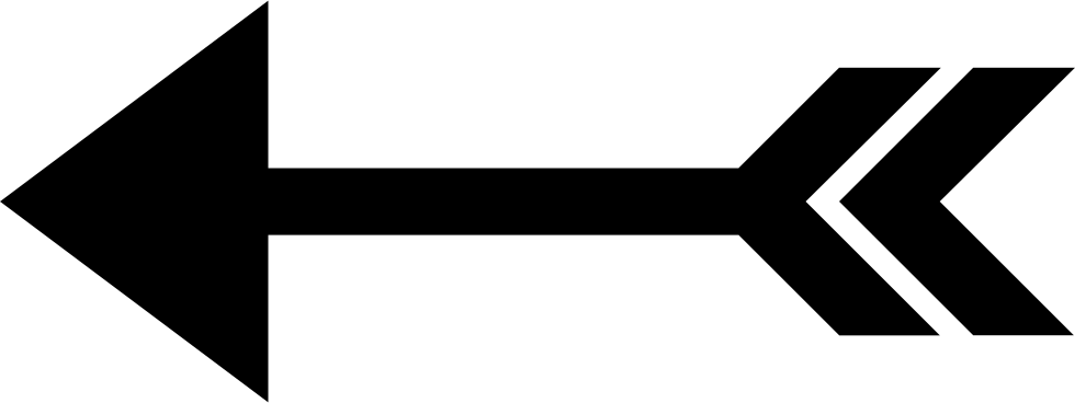 Arrow Of Indian Style Pointing To Left Svg Png Icon - Arrow Style (980x368), Png Download