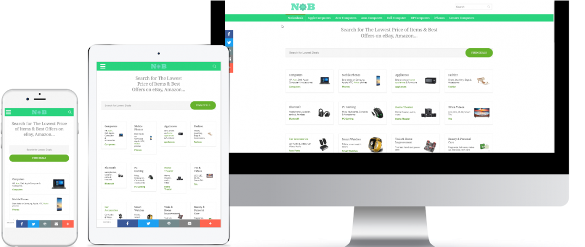 Notionbook Ebay Price Comparison Website - Edmonton (1200x480), Png Download