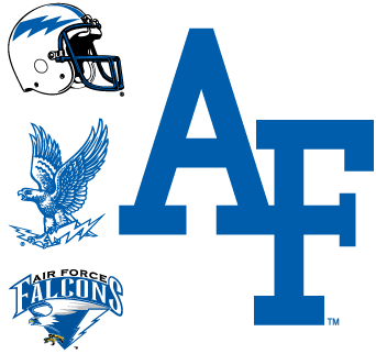 Air Force Logo Peel Us Air Force, Air Force Ones, Academy - Air Force Falcons Football (350x350), Png Download