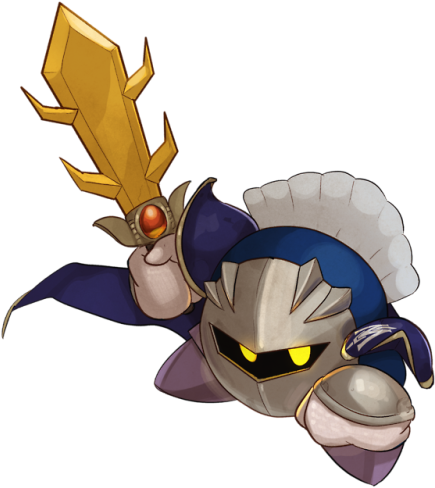 Meta Knight - Cartoon (500x500), Png Download