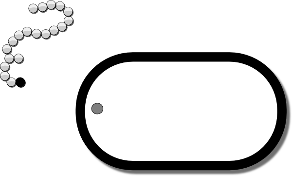How To Set Use Dog Tag Grey Clipart (600x361), Png Download