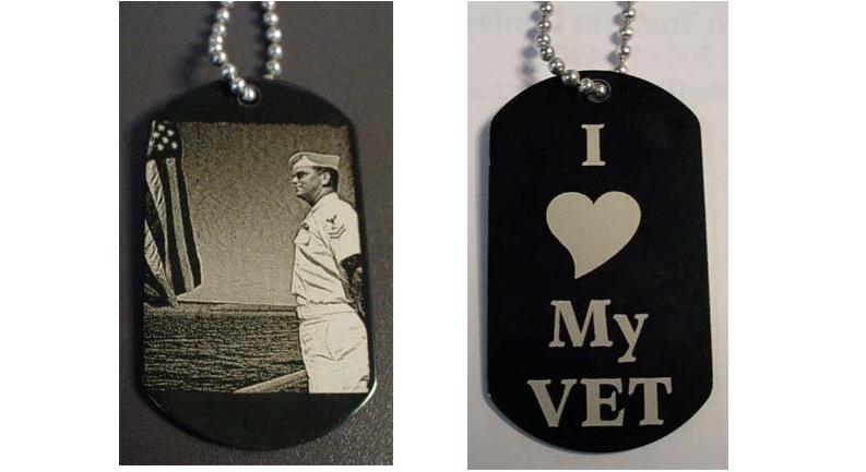 Military Memorial Dog Tags - Dog Tag (795x795), Png Download