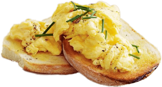 Scrambled Eggs On Toast - Perfect Scrambled Eggs (720x480), Png Download