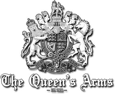 The Queen's Arms Logo Which Includes The British Coat - British Coat Of Arms Png (400x340), Png Download