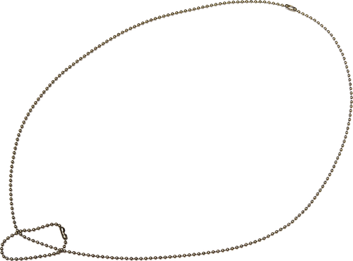 Dog Tag Chain - Circle (500x371), Png Download