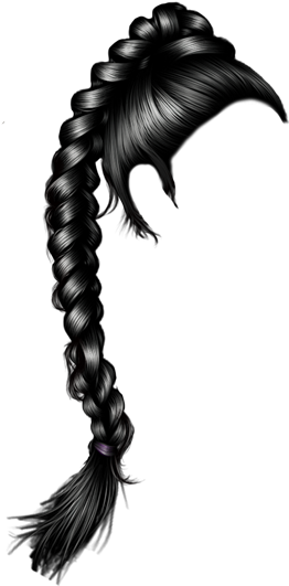 Imágenes Para Photoscape, Photoshop Y Gimp De Pelucas - Braid Hair Png (700x700), Png Download