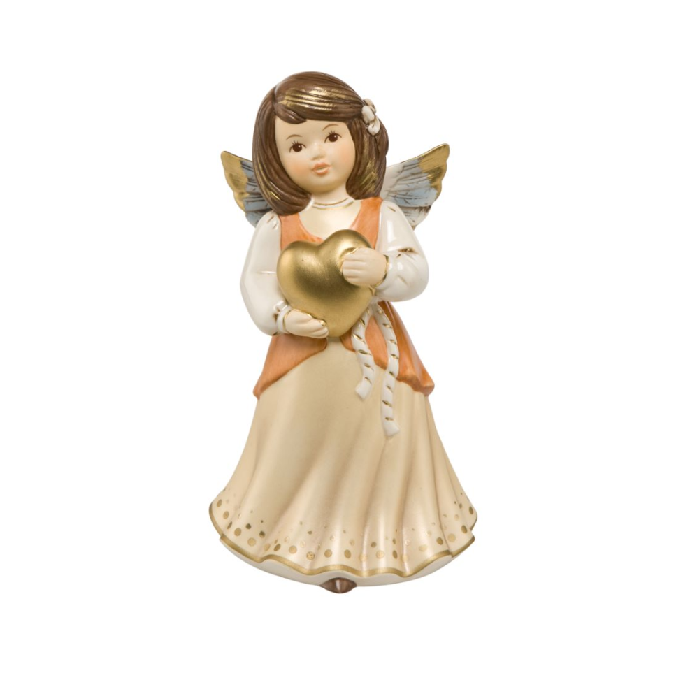 Geobel Christmas Angel With Heart - Goebel Champagner - Andächtig Decorative Figurine 'dearest' (1920x962), Png Download