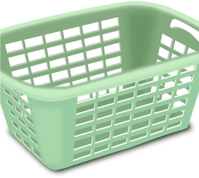 Clipart Plastic Laundry Basket - Laundry Basket Png (680x680), Png Download