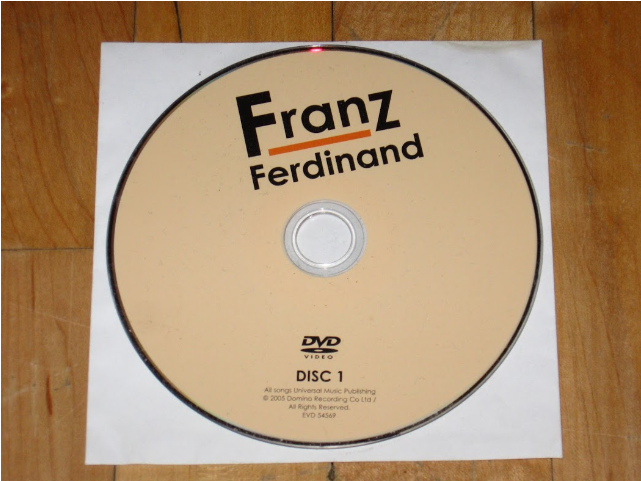 Transparent Cd Indie Black And White - Franz Ferdinand Franz Ferdinand 2005 Uk Dvd Domdvd002 (640x640), Png Download