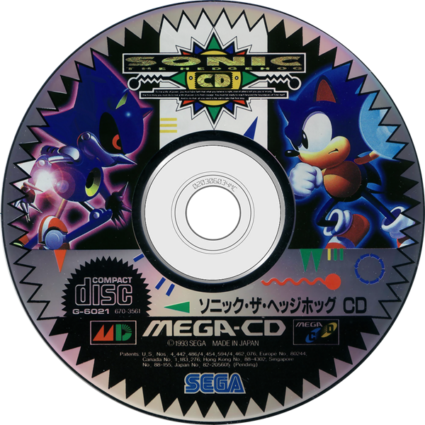 Sonic The Hedgehog Cd - Sonic 20th Anniversary / O.s.t. (jpn) Cd (600x600), Png Download