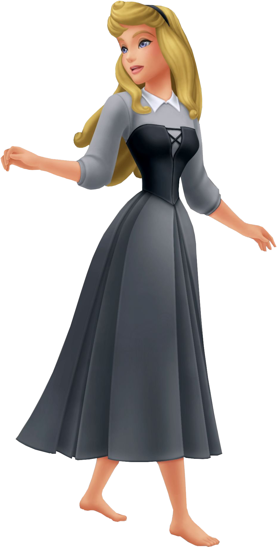 Aurora- Briar Rose Outfit Khbbs - Last Minute Diy Disney Costume (944x1859), Png Download