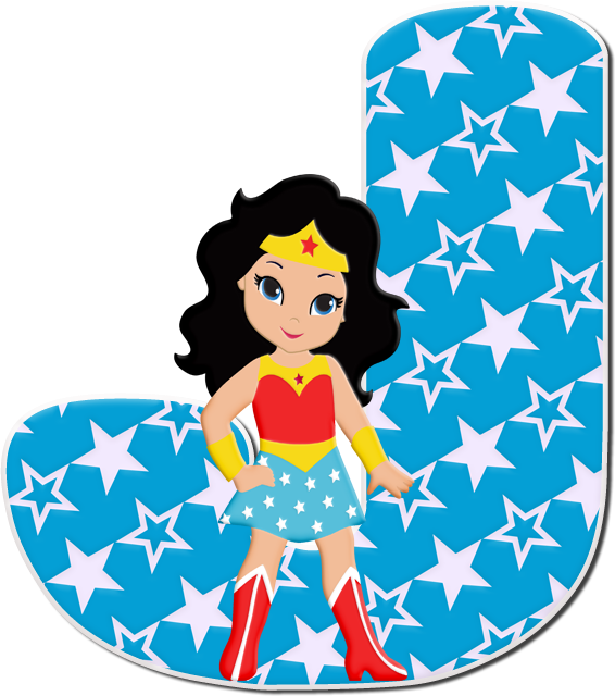Alfabeto Mulher Maravilha Png - Big Sister/i'm Going (566x640), Png Download