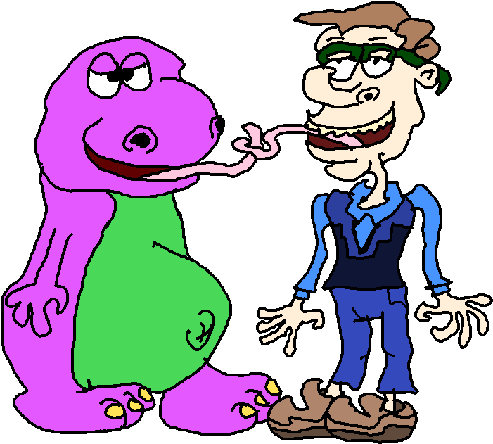 Drew Pickles Facial Expression Clip Art Emotion Human - Drew Pickles And Barney (800x700), Png Download