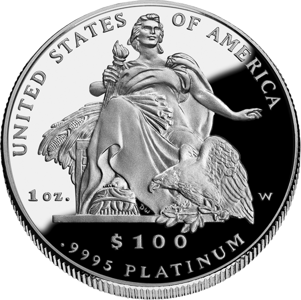 2004 Aeplat Rev - American Gold Eagle (607x604), Png Download
