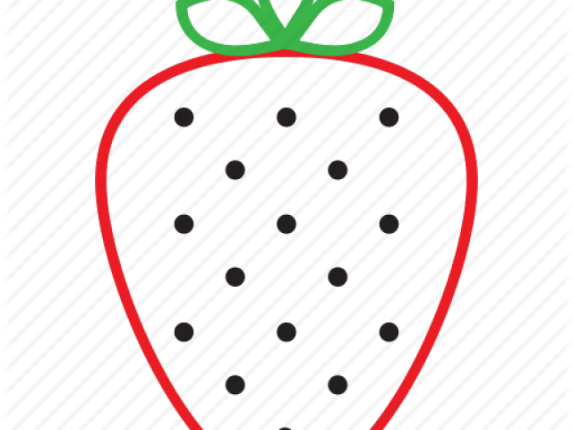 Strawberry Clipart Icon - Circle (640x480), Png Download