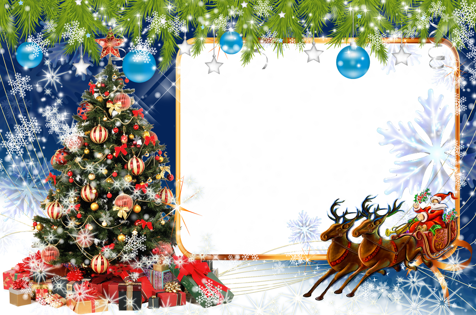 Marcos De Navidad Para Editar En Photoshop Gratis - Imagenes De Navidad Marcos (1600x1059), Png Download