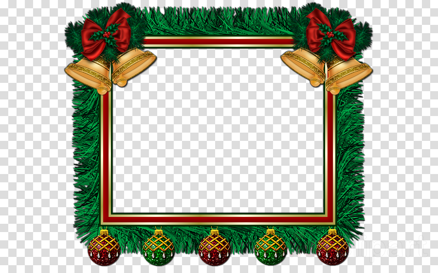 Marcos Navideños 2013 Png Clipart Santa Claus Clip - Christmas Frame Png (900x560), Png Download