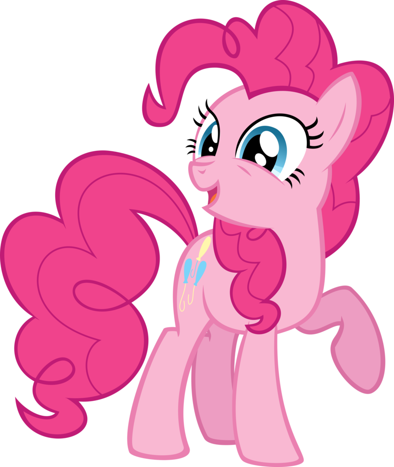 Fanmade Pinkie Pie Vector 2 - My Little Pony Pinkie Pie (800x947), Png Download