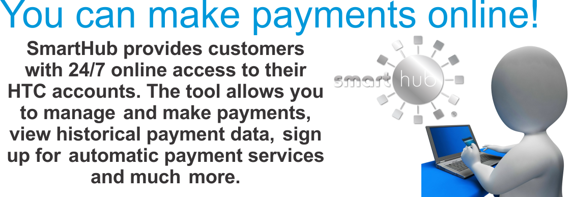 To Pay Your Bill, Please Visit Our Secure E-bill Website - Harmony Telephone Company (1130x387), Png Download
