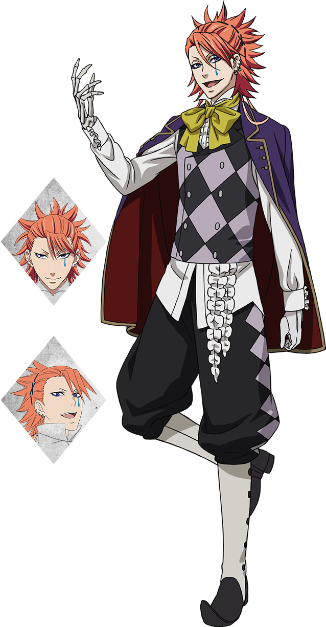 Https - //rei - Animecharactersdatabase - Com/uploads/chars/5688- - Black Butler Book Of Circus Joker (674x1265), Png Download