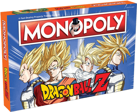 1 Of - Dragon Ball Z Monopoly - Board Games (600x600), Png Download