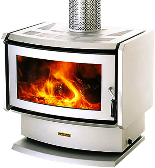 Norseman Silhouette Gl Wood Heater - Norseman Silhouette Glx Wood Heater - Pewter (1130x733), Png Download