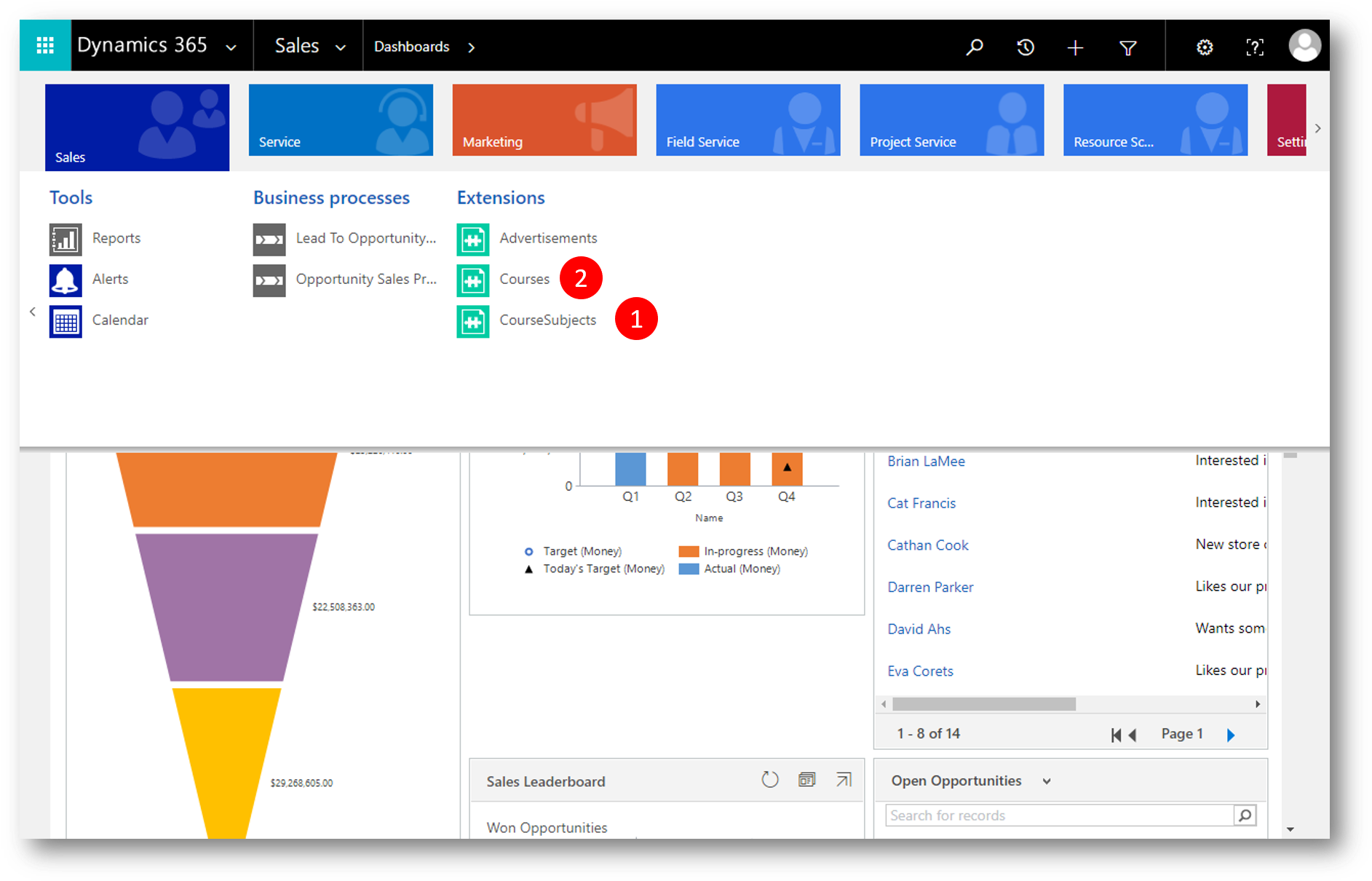 If I Click Coursesubjects In The Sitemap Above I See - Project Management (1897x1222), Png Download
