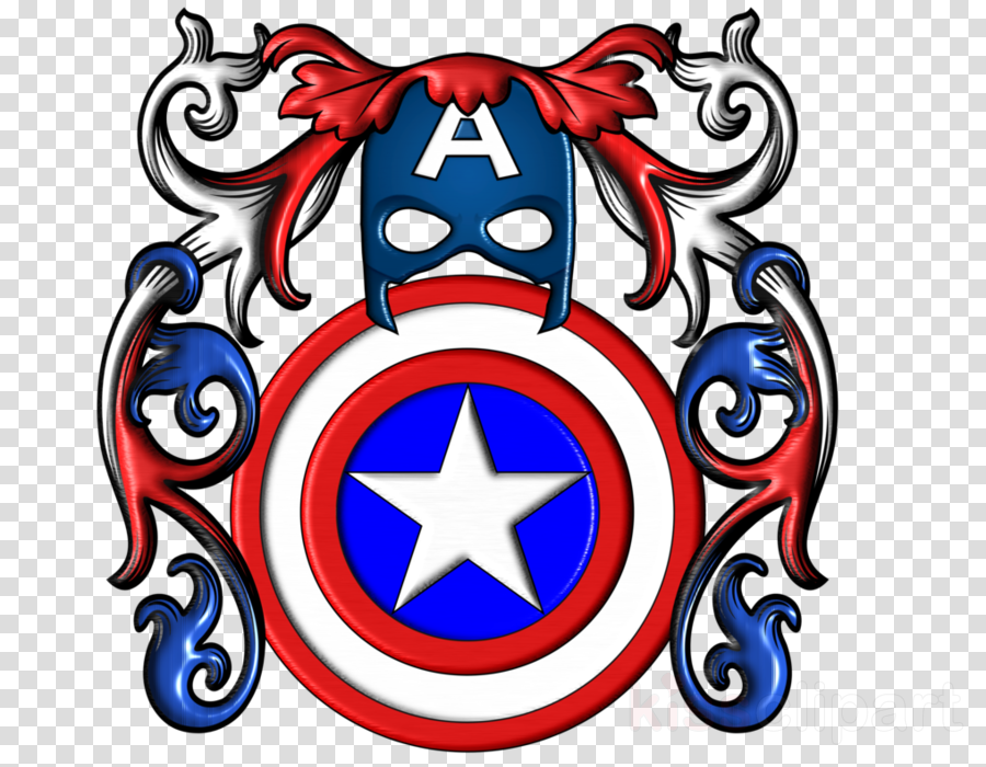 Captain America Shield Design Artists Clipart Captain - Design Captain America Logo (900x700), Png Download