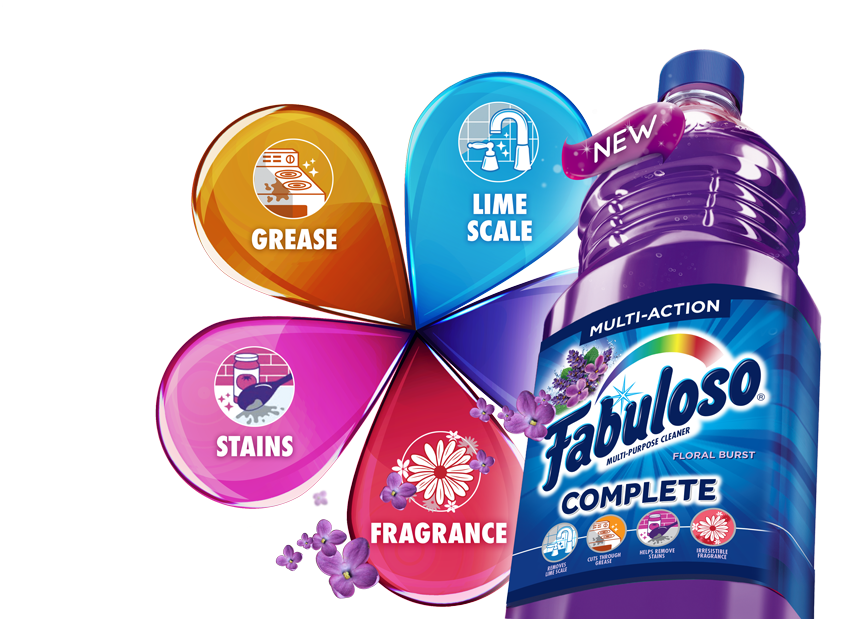 Fabuloso Multi-use Cleaner, Tropical - 28 Fl Oz (1000x625), Png Download