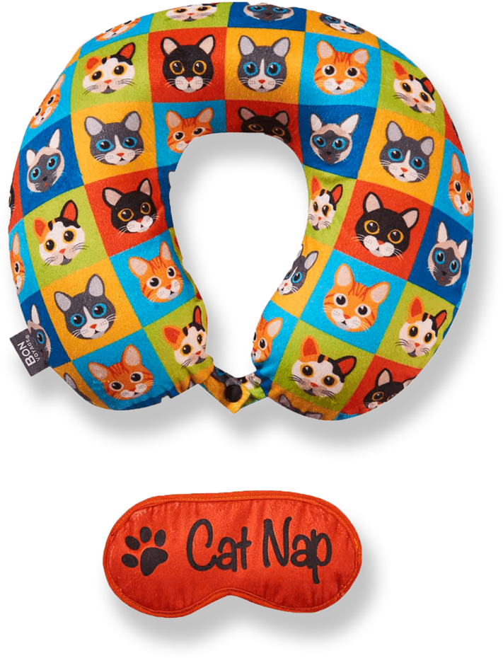 Eye Mask Travel Pillow (1024x1024), Png Download
