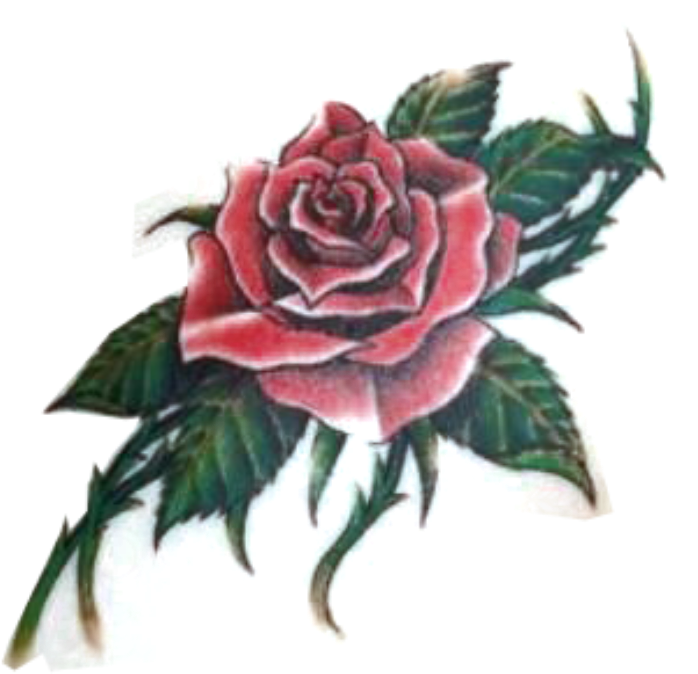 Bouquet Of Roses Tattoo - Red Rose Tattoo Chest (900x900), Png Download