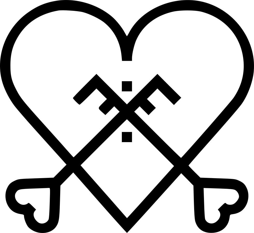 Engagement Heart Key Marriage Icon Free Download Png - Icon (980x900), Png Download