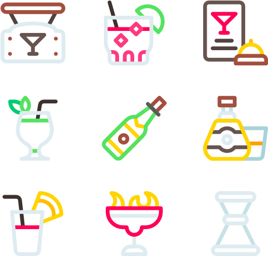 Cocktails (600x564), Png Download