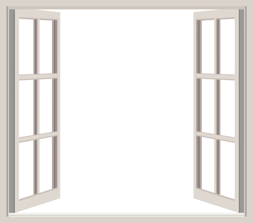 Clip Art Royalty Free Library Download Picture Frames - Open Window Png (855x750), Png Download