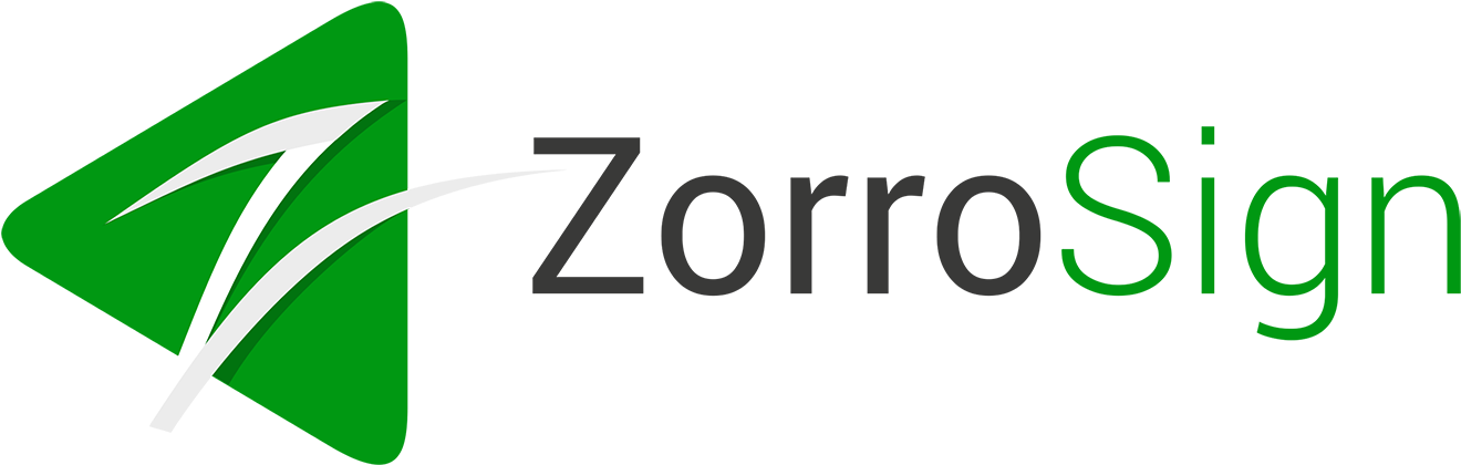 Zorrosign Posted A Video "zorrosign Admin Training - Esign (1362x456), Png Download