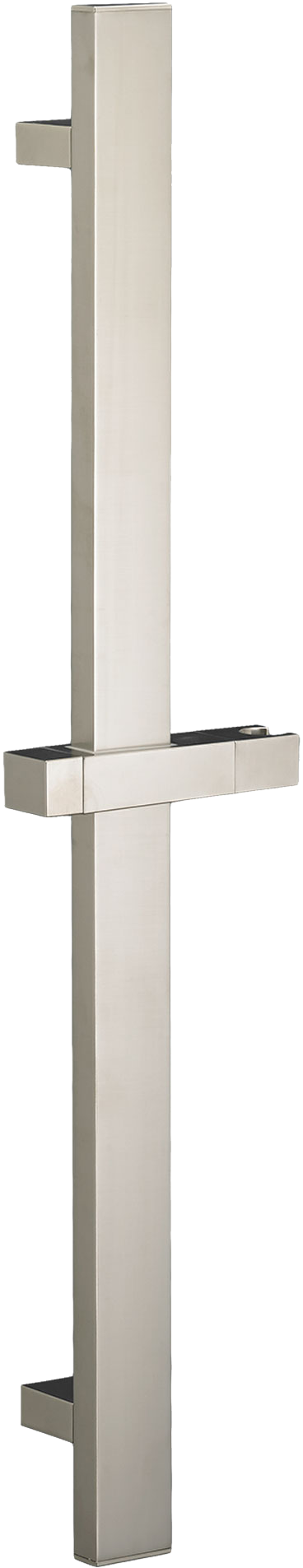 Square Shower Slide Bar - Nickel (2000x2000), Png Download