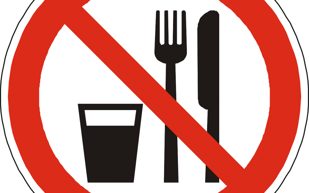 Alimentos Prohibidos Para Perros Y Gatos - Eating Or Drinking Sign (1080x675), Png Download
